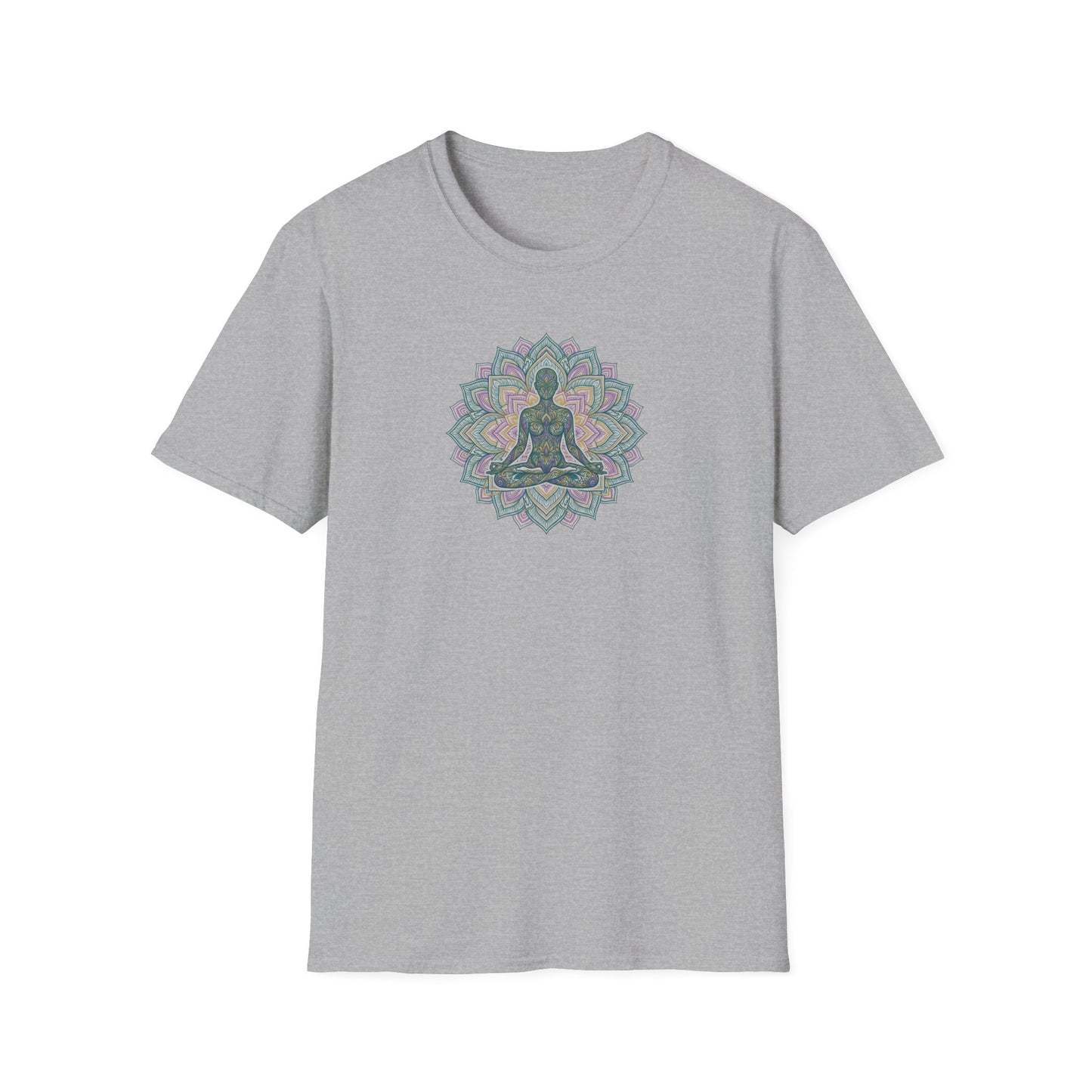 Lotus Pose Mandala T-Shirt