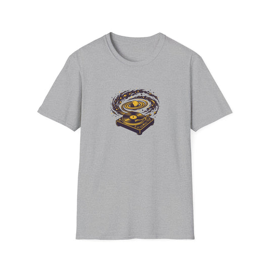Retro Galaxy Turntable T-Shirt