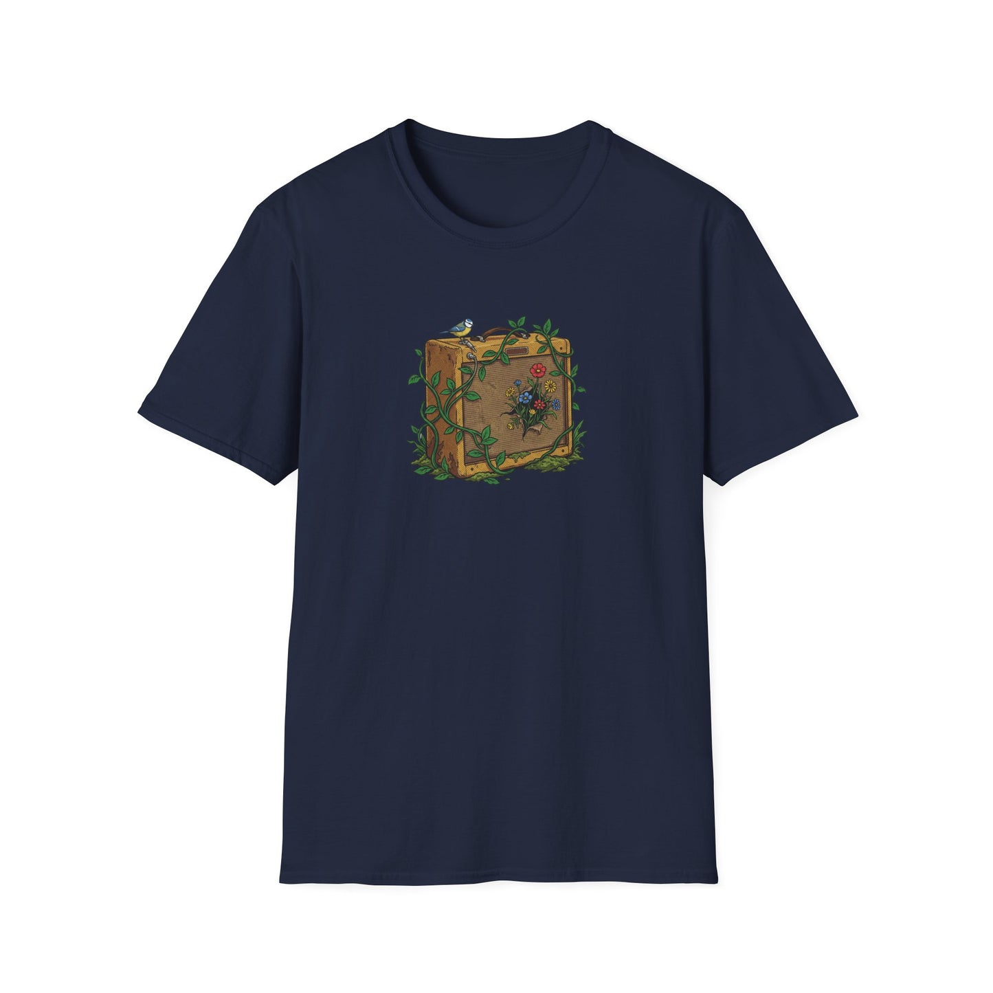 Bird and Flowers Amp T-Shirt