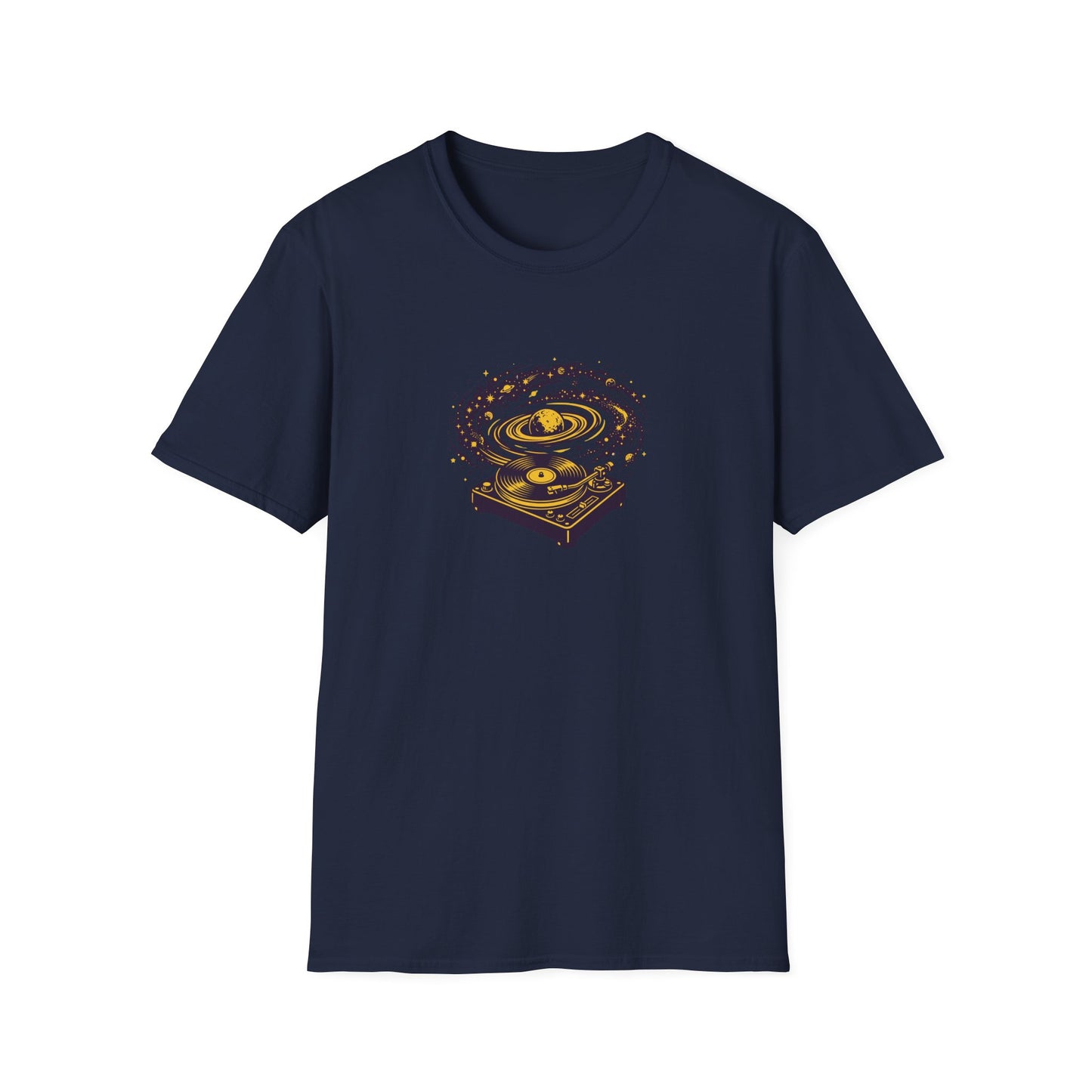 Retro Galaxy Turntable T-Shirt