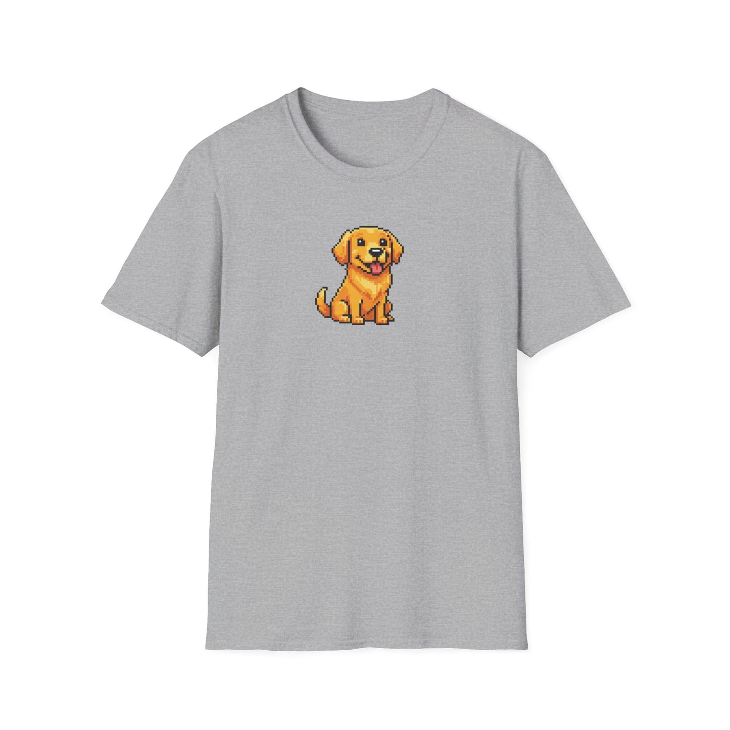 8-Bit Golden Puppy T-Shirt