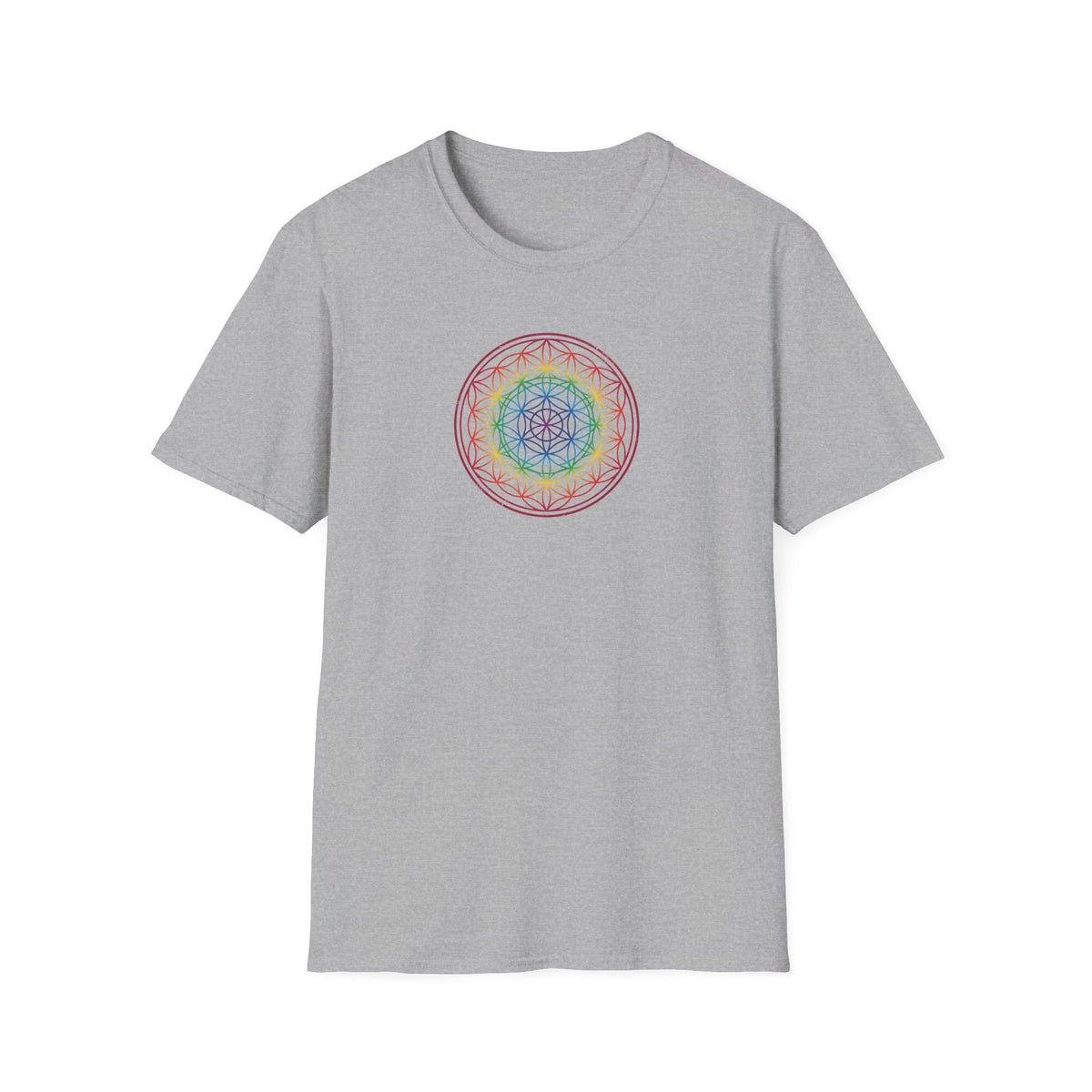 Chakra Gradient Mandala T-Shirt