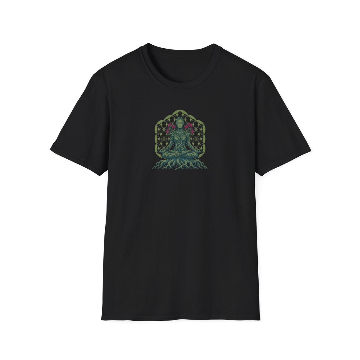 Earth Rooted Lotus Pose T-Shirt