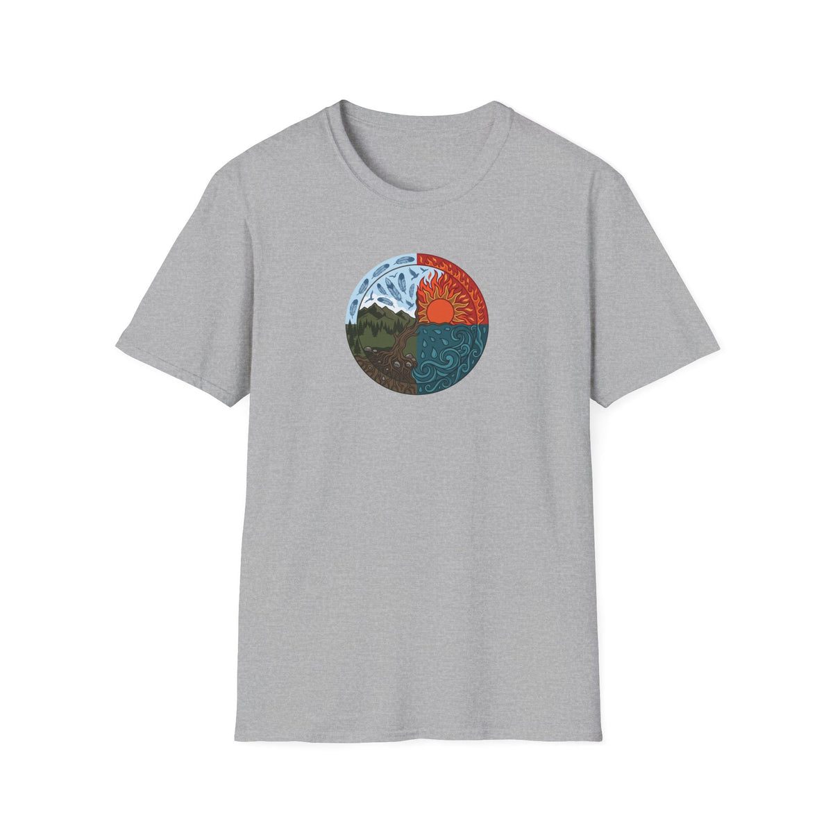 Four Elements Nature Quadrant T-Shirt