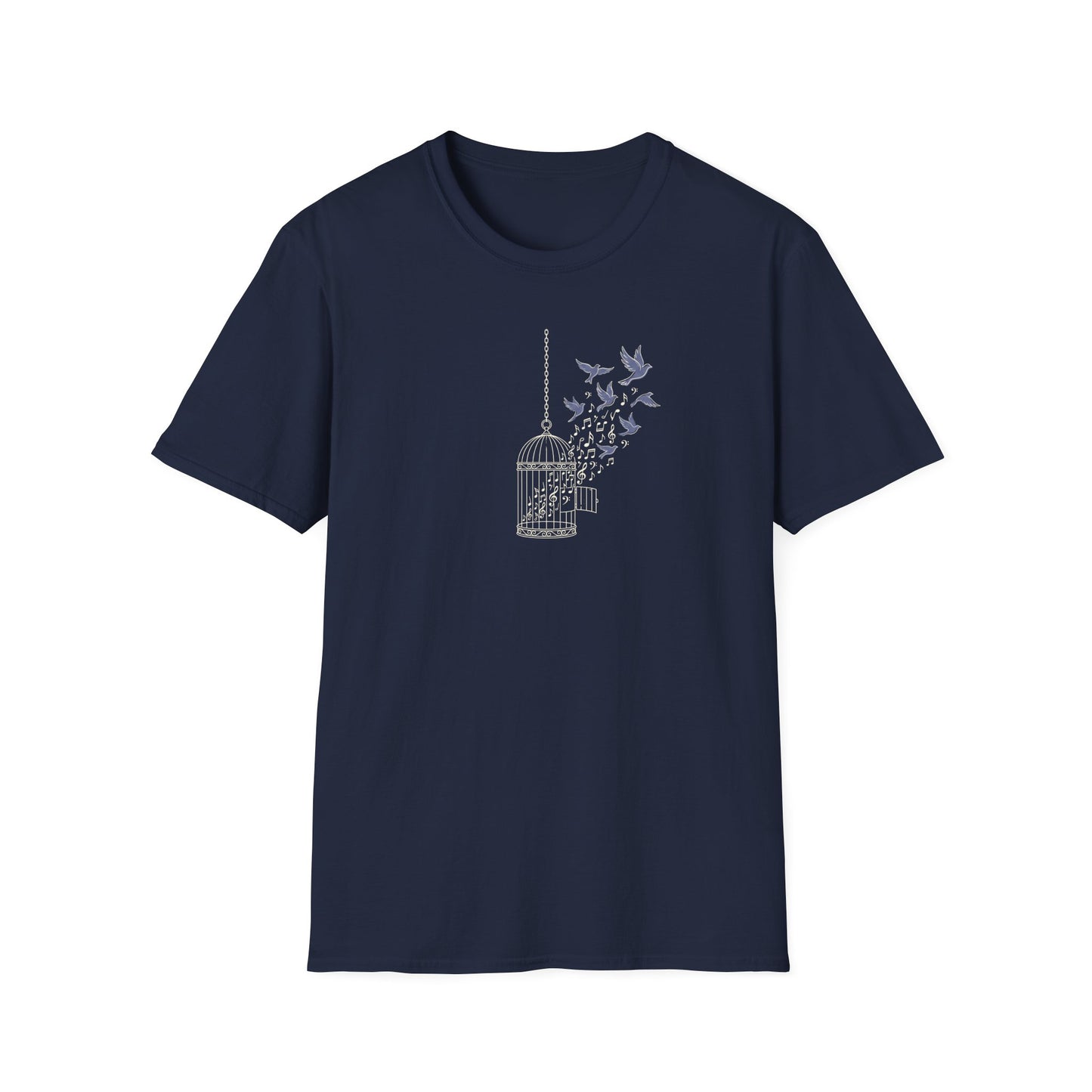 Music Bird Cage T-Shirt