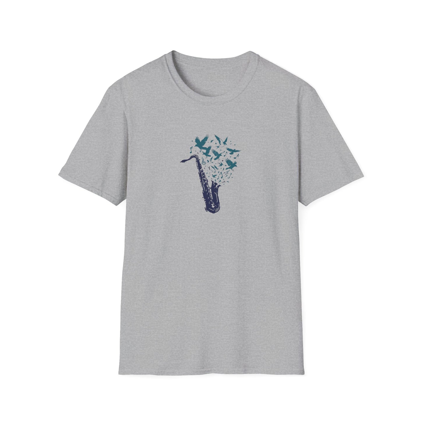 Saxophone & Birds T-Shirt