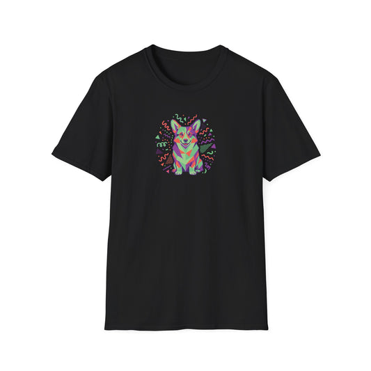 90s Polygon Corgi T-Shirt