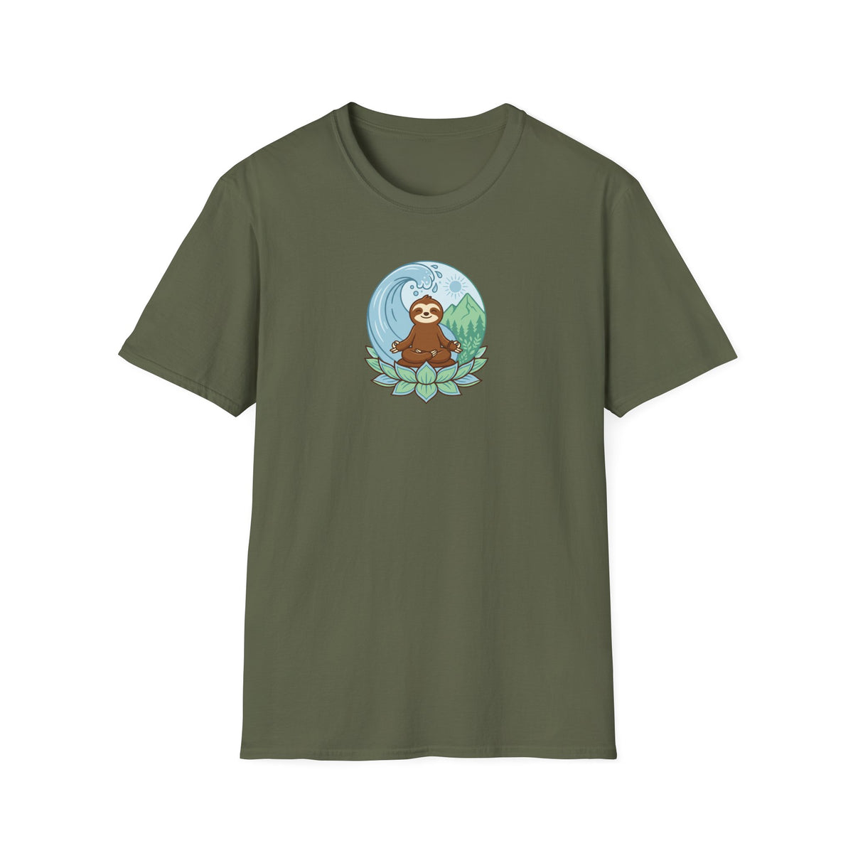 Zen Sloth Yin Yang T-Shirt