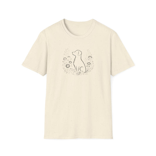 Floral Puppy T-Shirt