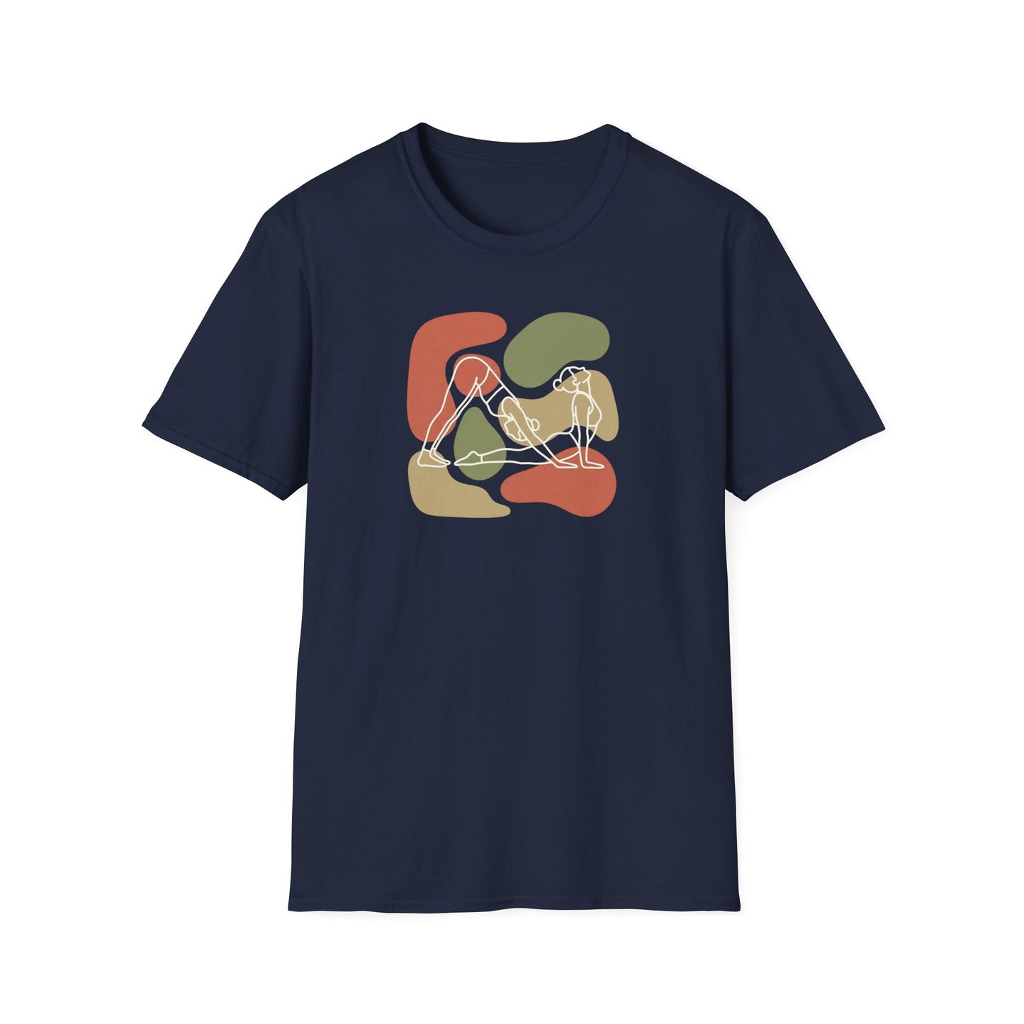 Line Art Yoga Poses T-Shirt