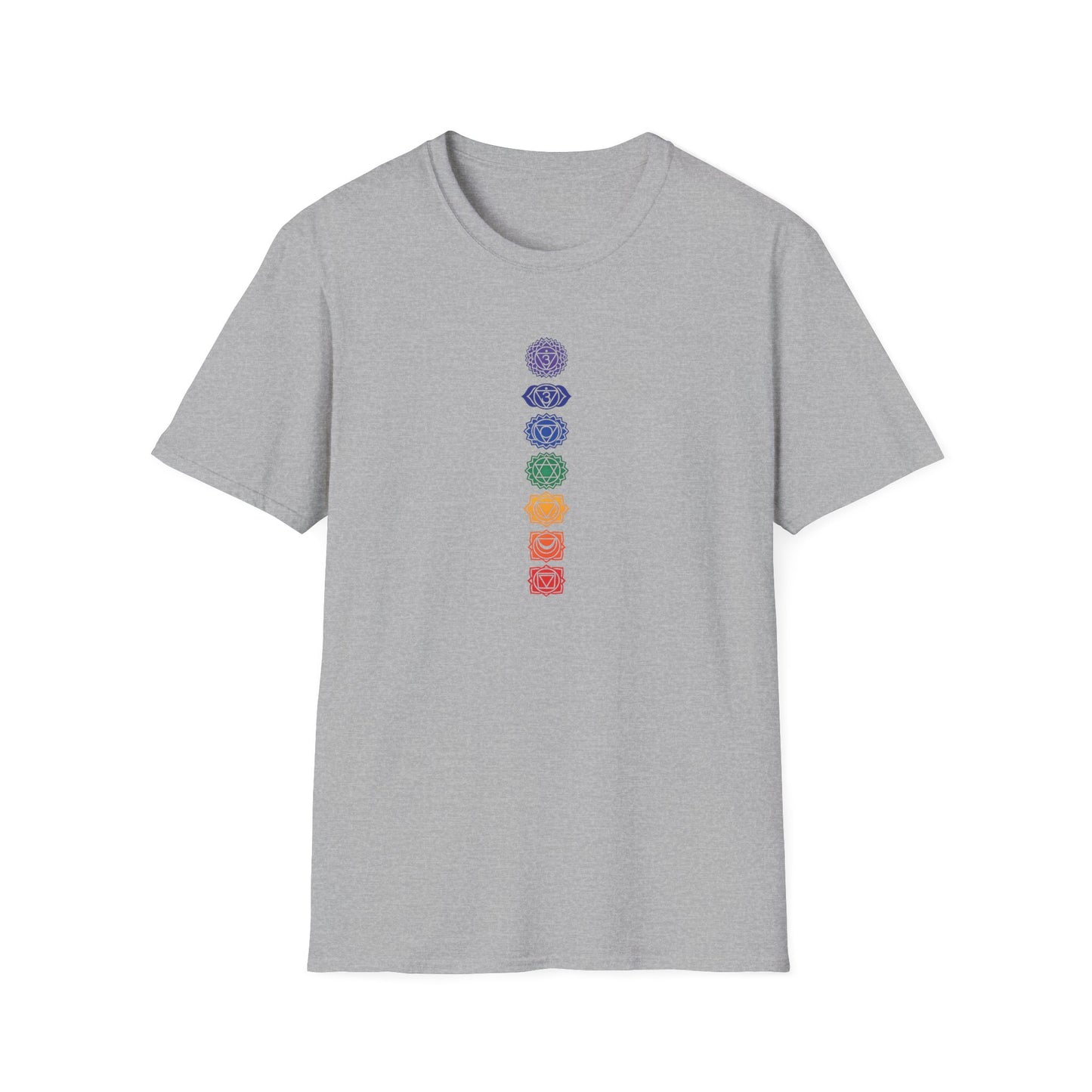 Vertical Color Chakras T-Shirt