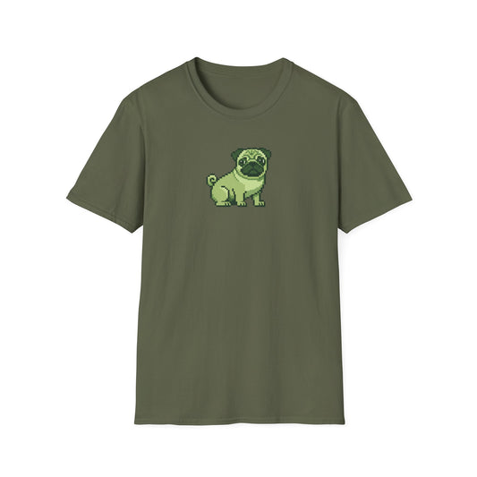 8-Bit Pug Puppy T-Shirt