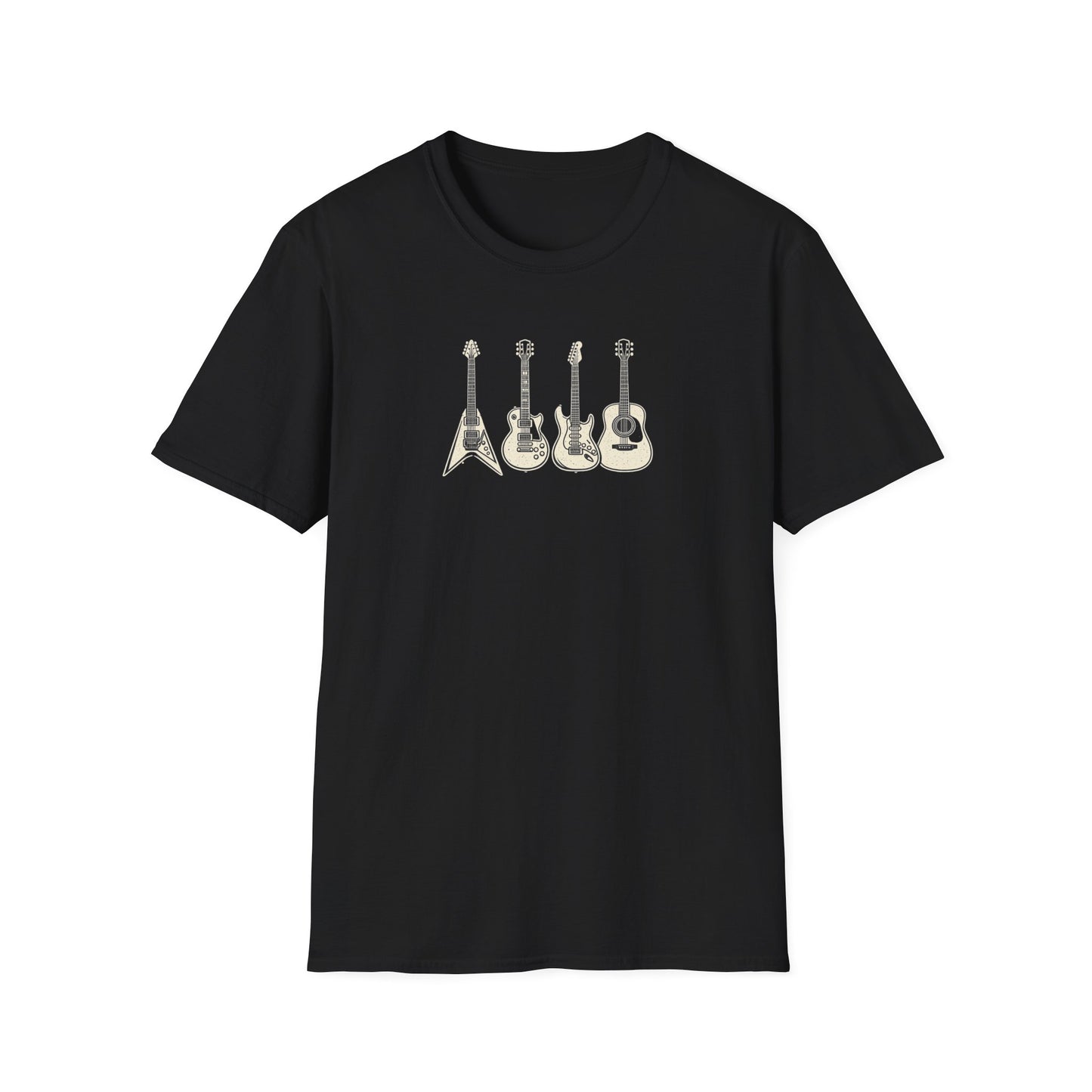 Guitar Types Lineup T-Shirt