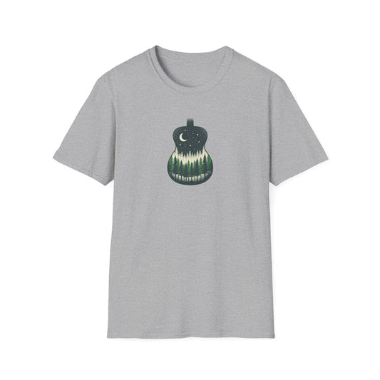 Night Forest Guitar T-Shirt