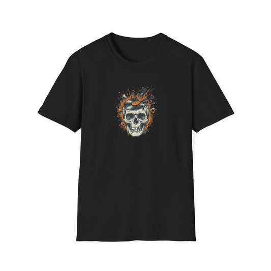 Broken Vinyl Skull T-Shirt