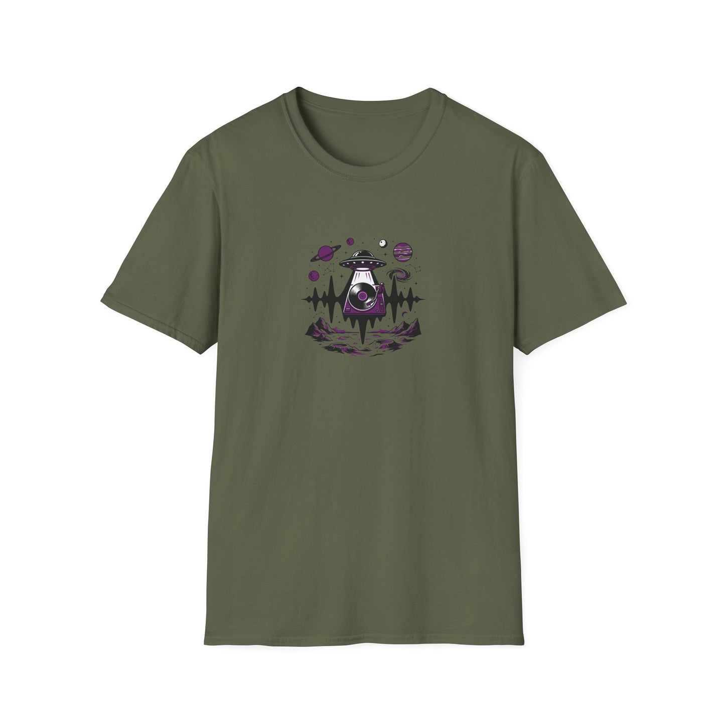 Sci-Fi Vinyl Record T-Shirt