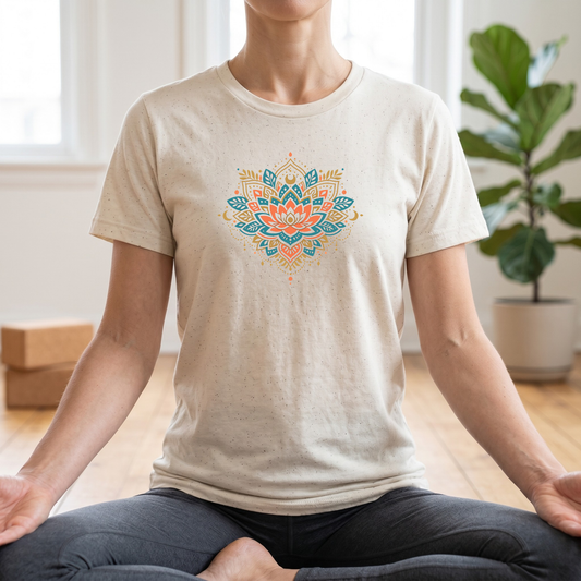 Colorful Lotus Flower T-Shirt