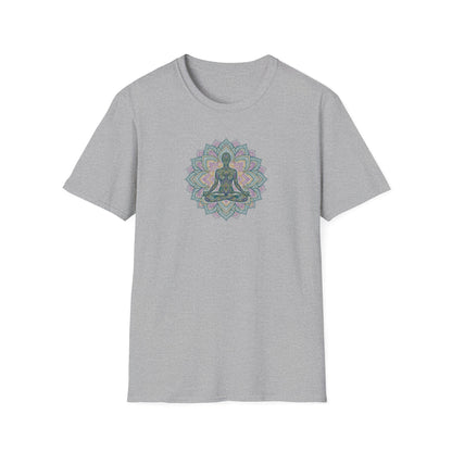 Lotus Pose Mandala T-Shirt