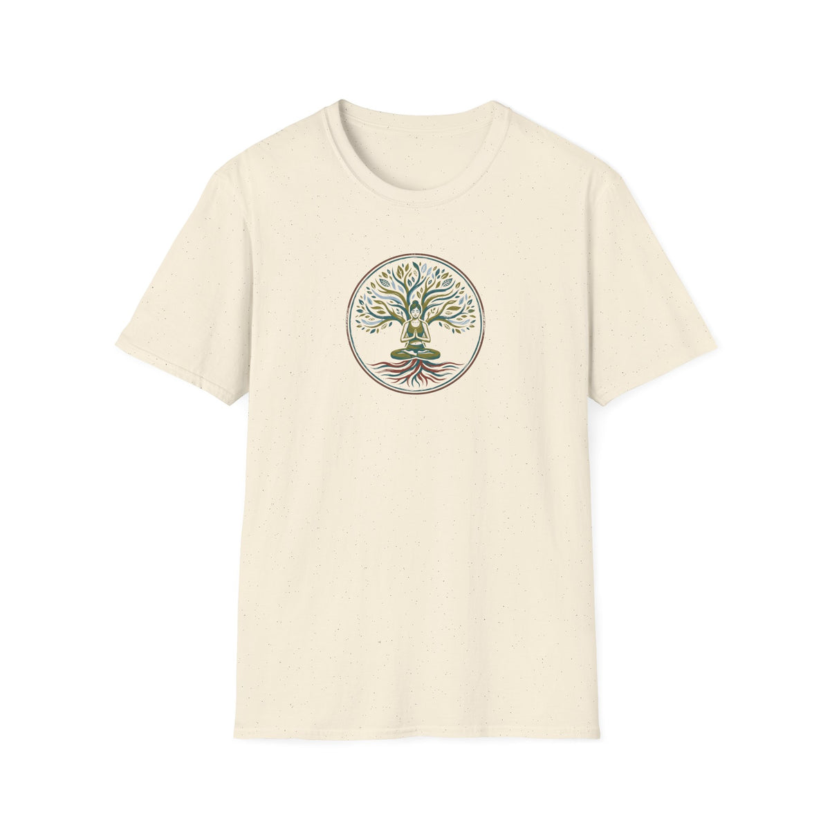 Calm Earthy Lotus Pose T-Shirt