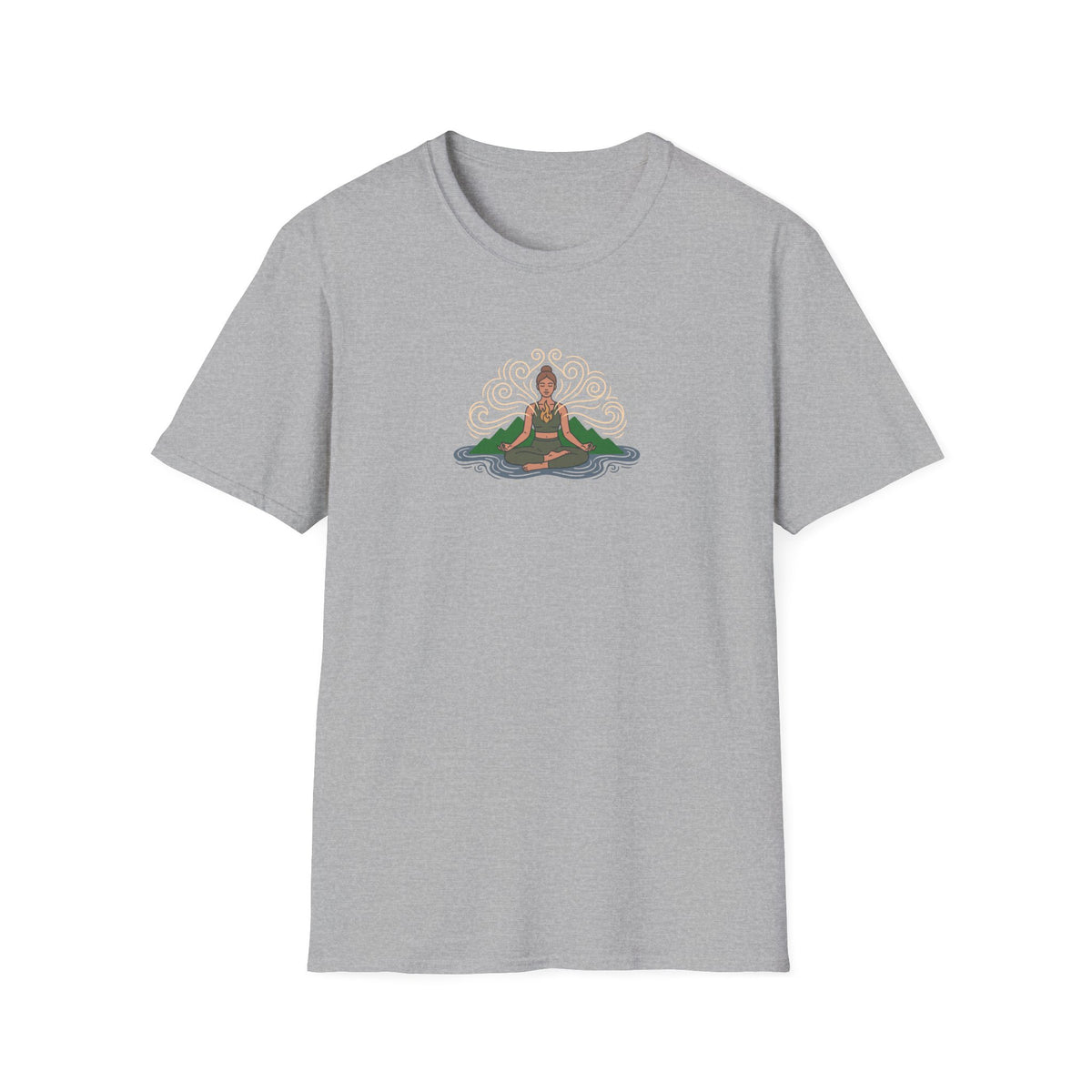 Elemental Harmony Lotus Pose T-Shirt