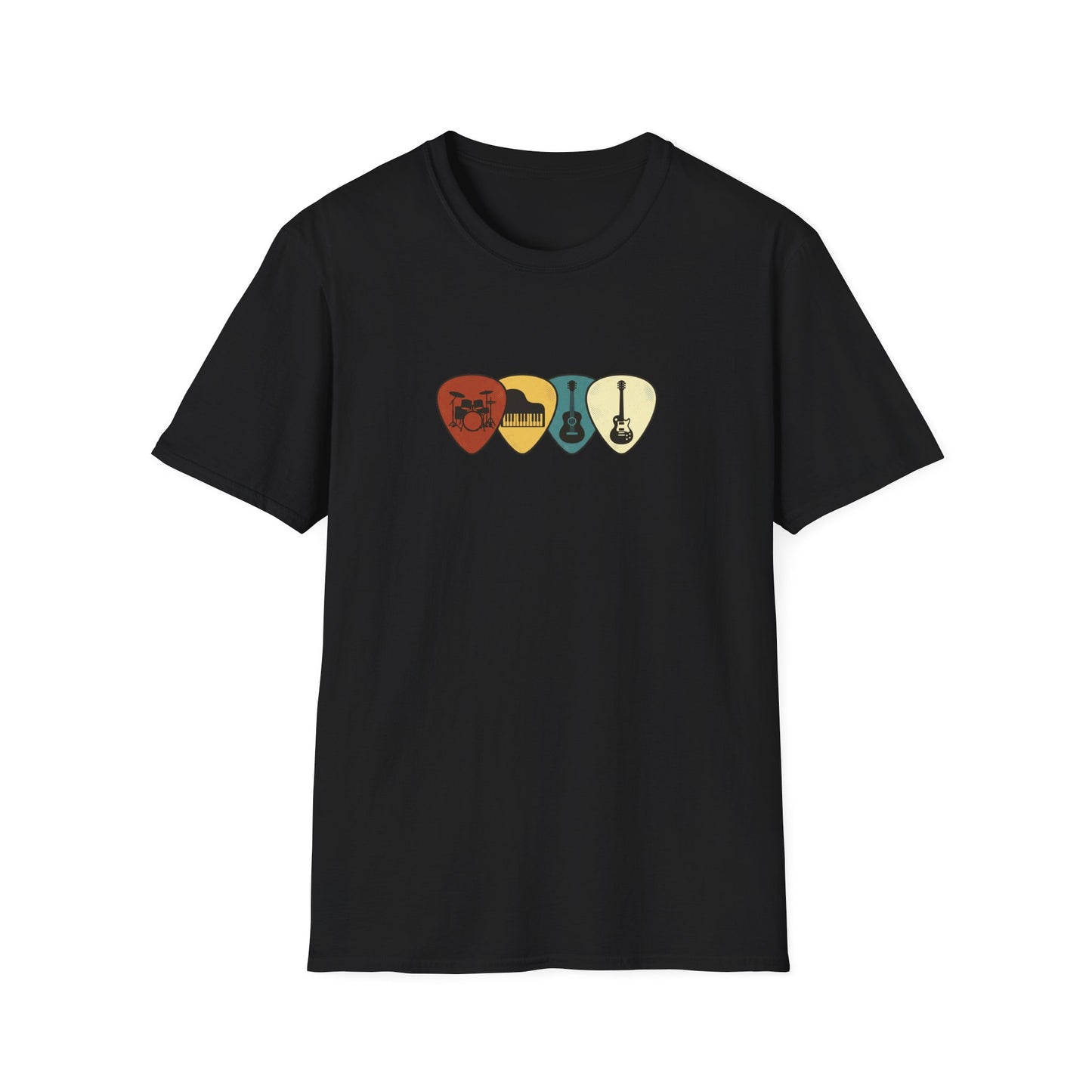 Retro Guitar Picks T-Shirt