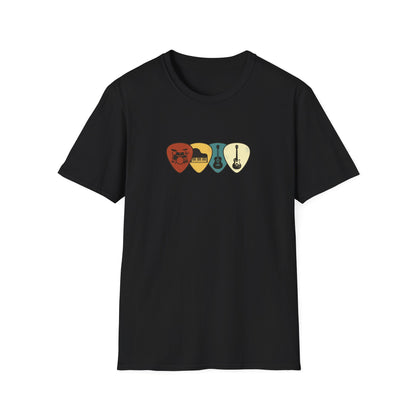 Retro Guitar Picks T-Shirt