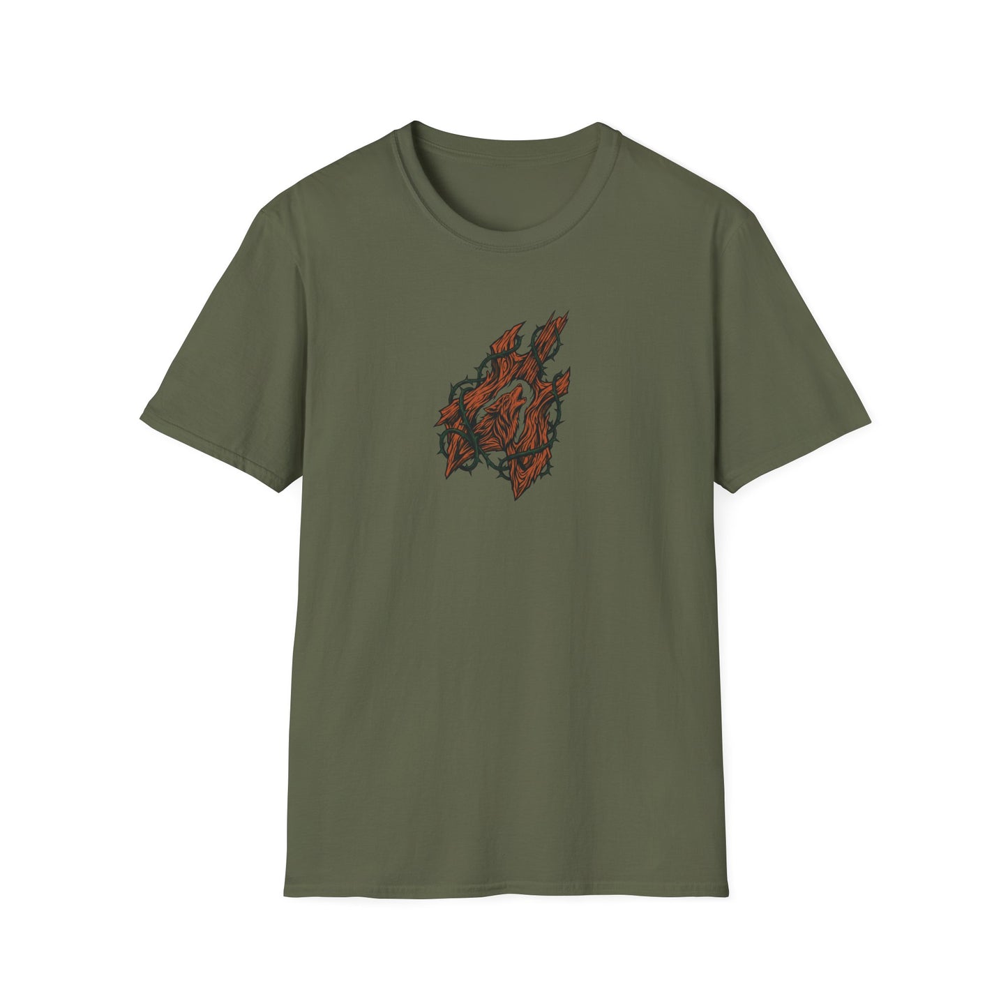 Wood Wolf Guitar T-Shirt