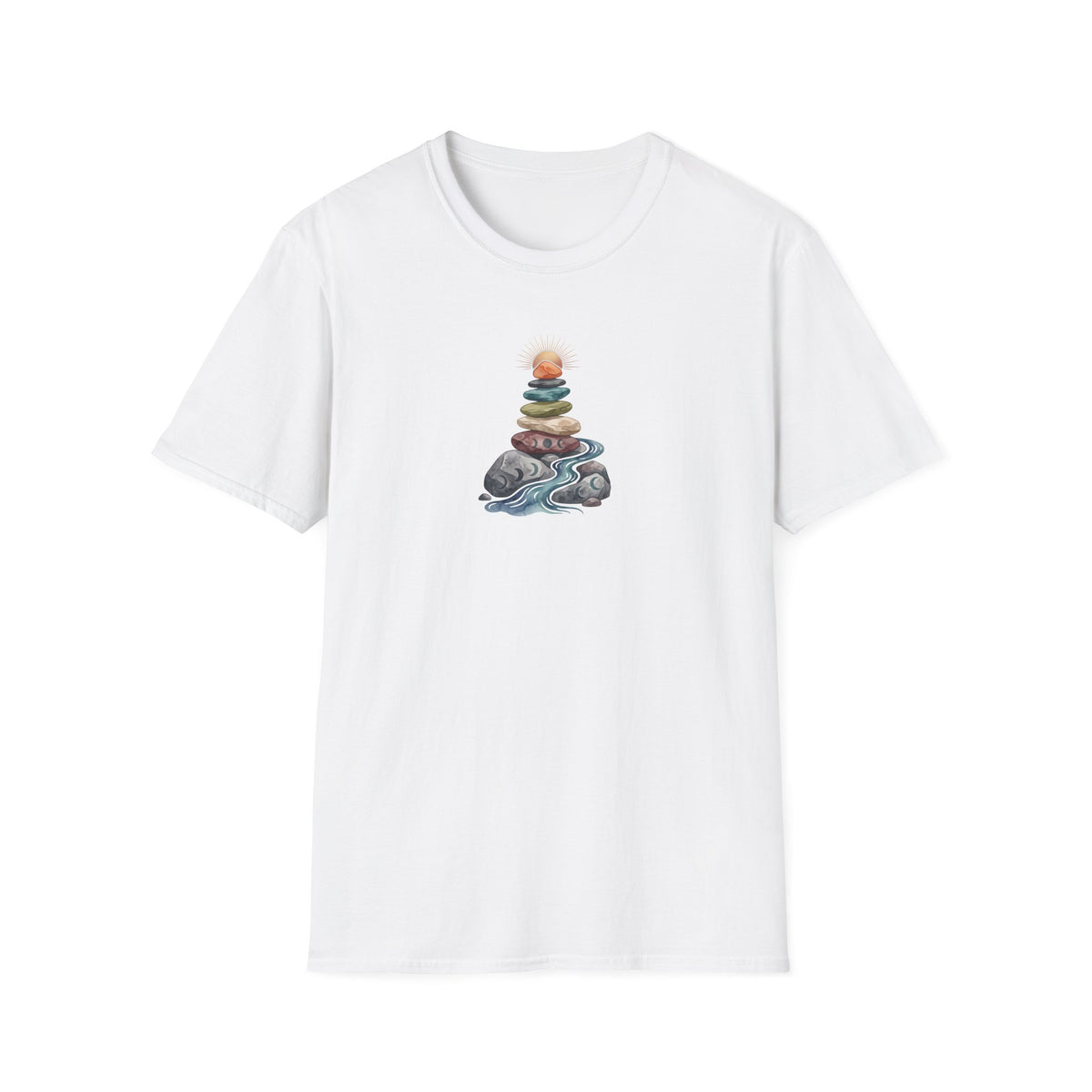 Sun & Moon Zen Stones T-Shirt