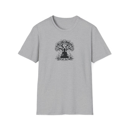 Ink Enlightenment Flower Tree T-Shirt