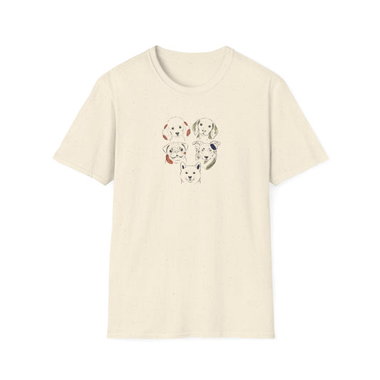 Multi-Breed Dog Sketch T-Shirt