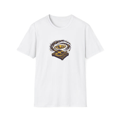 Retro Galaxy Turntable T-Shirt