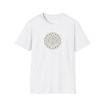 Flowers Lotus Pose Mandala T-Shirt
