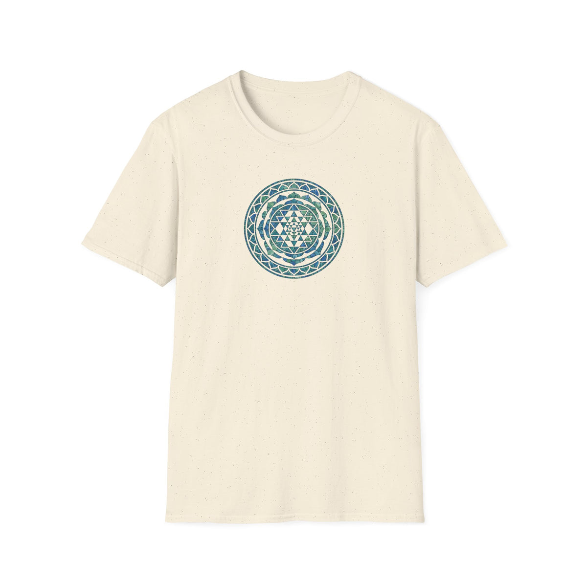 Watercolor Teal Mandala T-Shirt