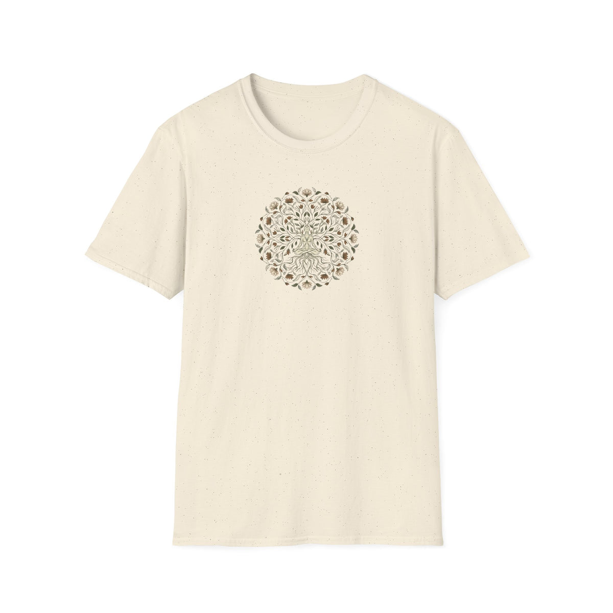 Flowers Lotus Pose Mandala T-Shirt