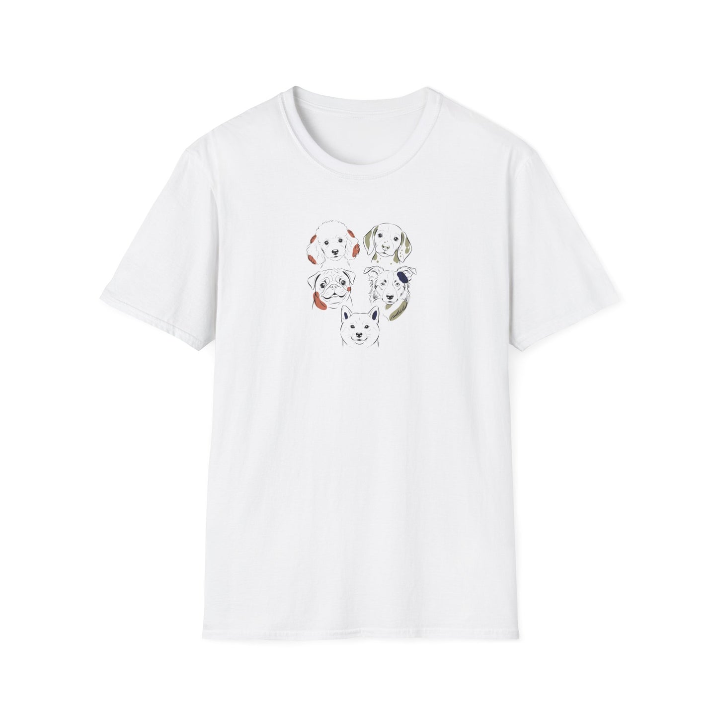Multi-Breed Dog Sketch T-Shirt