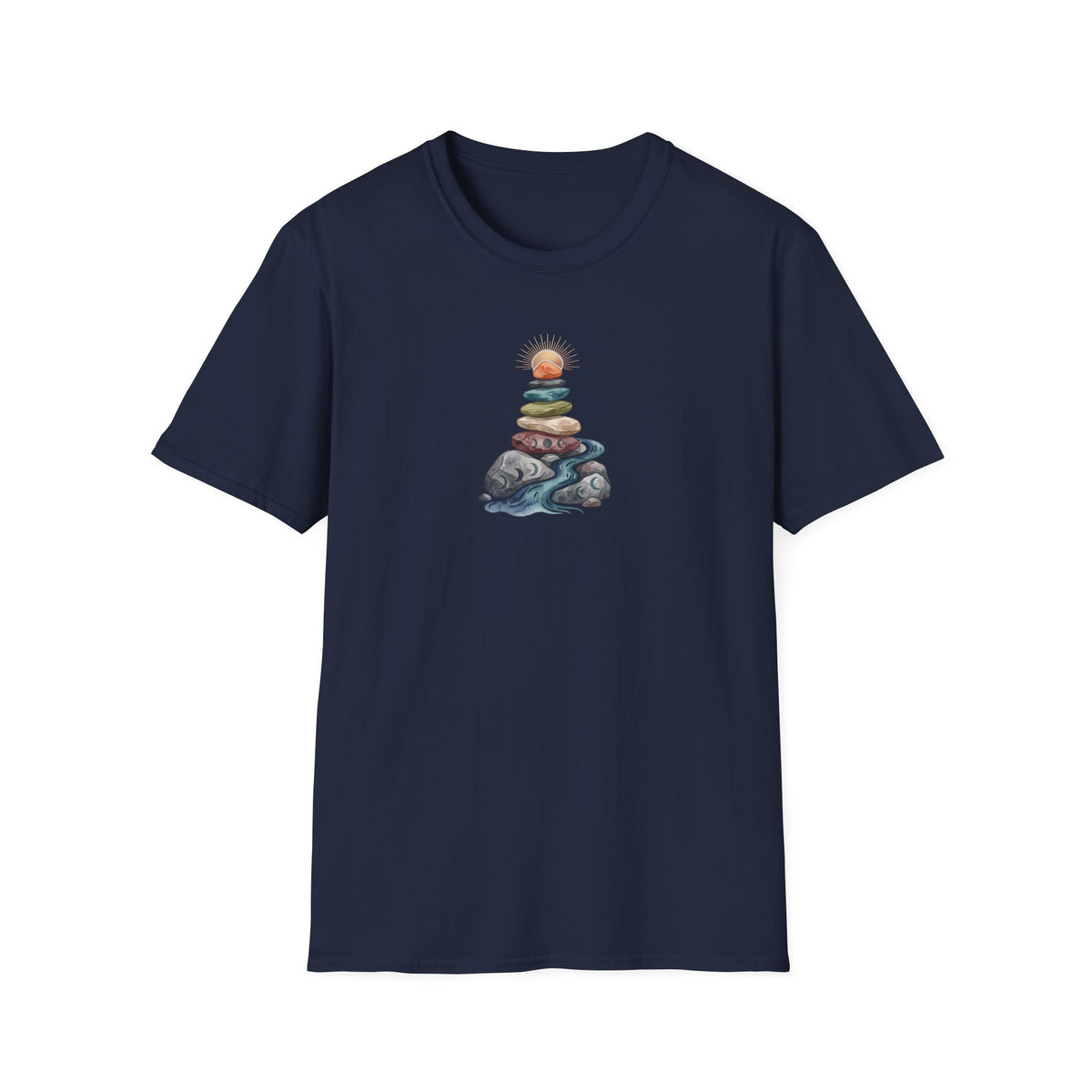 Sun & Moon Zen Stones T-Shirt