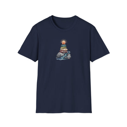 Sun & Moon Zen Stones T-Shirt
