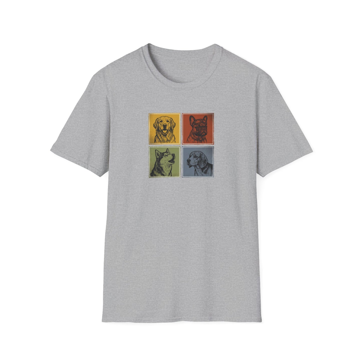 Sketchbook Dog Portraits T-Shirt