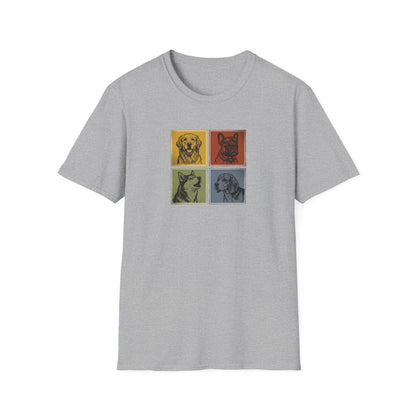 Sketchbook Dog Portraits T-Shirt