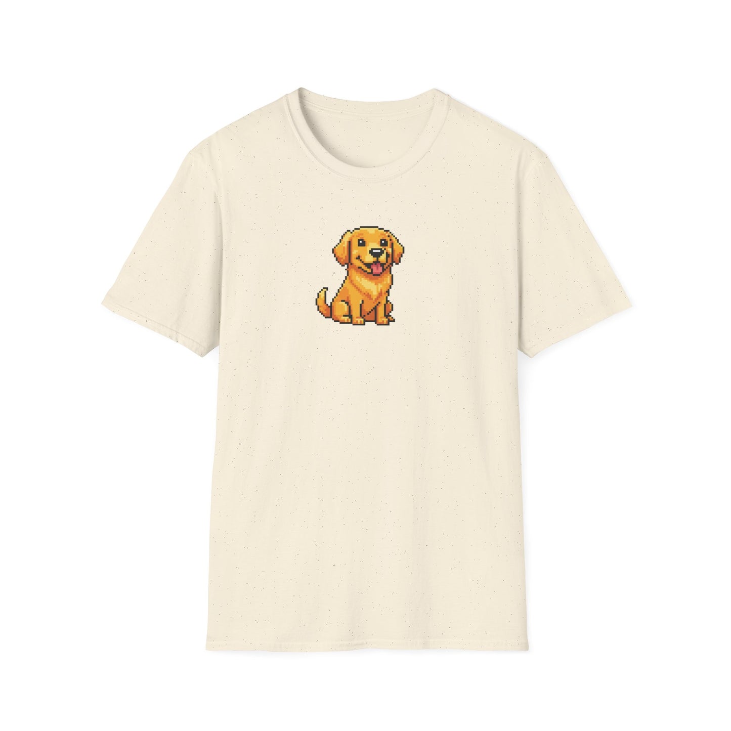 8-Bit Golden Puppy T-Shirt