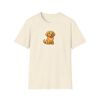 8-Bit Golden Puppy T-Shirt