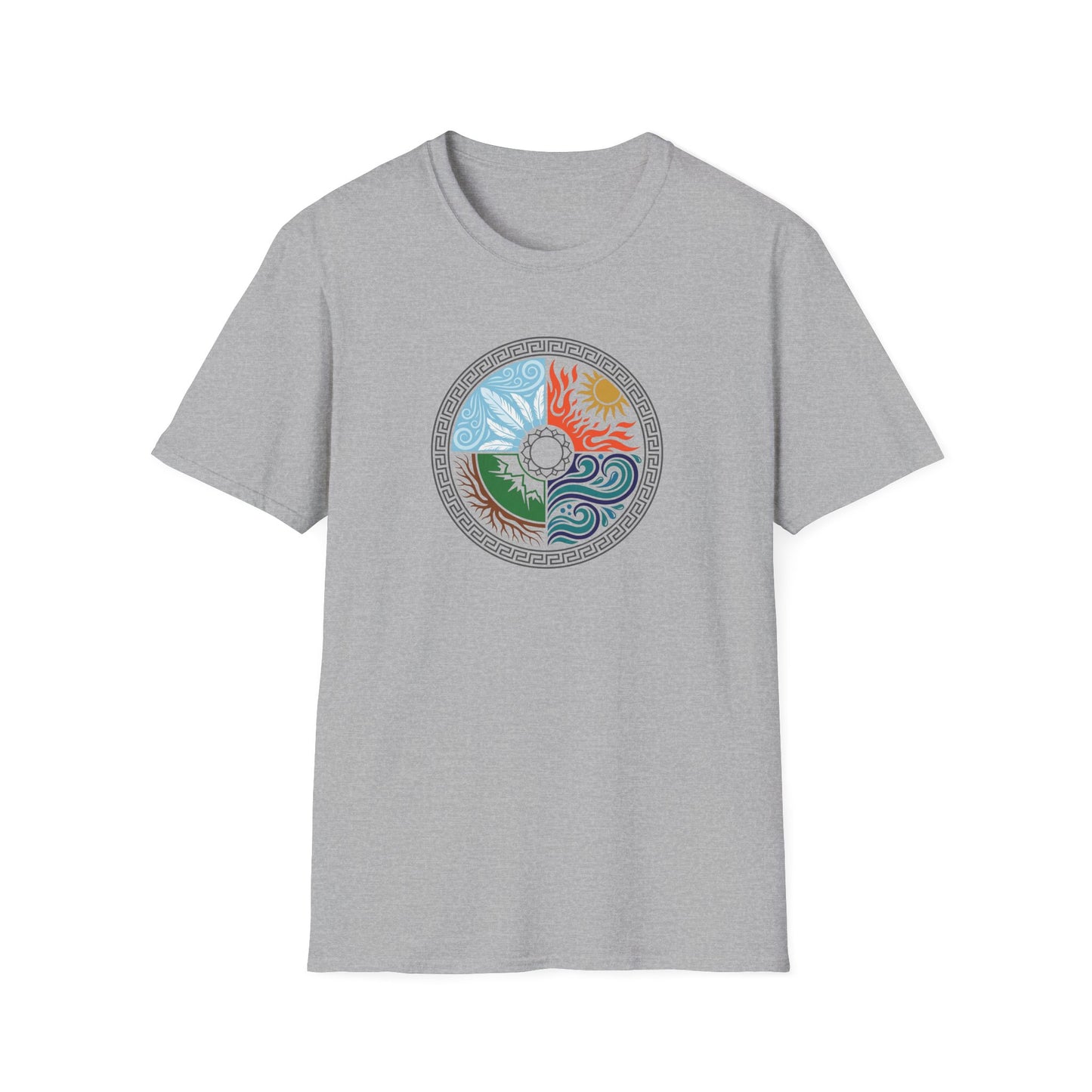 Four Elements Mandala T-Shirt
