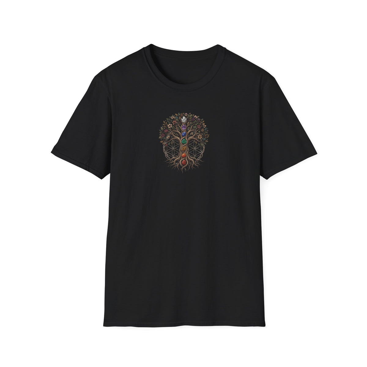 Crystal Chakra Tree of Life T-Shirt