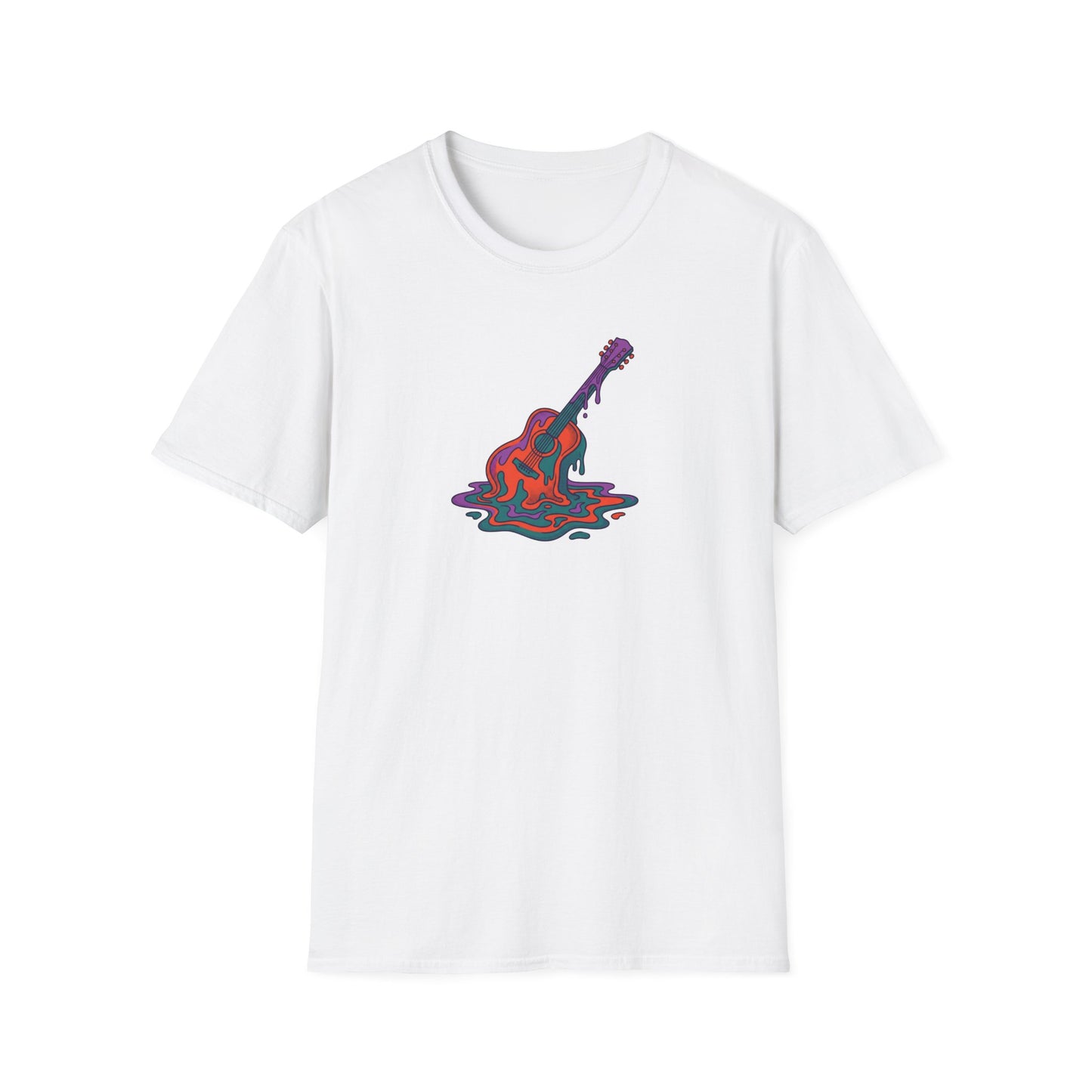Melting Acoustic Guitar T-Shirt