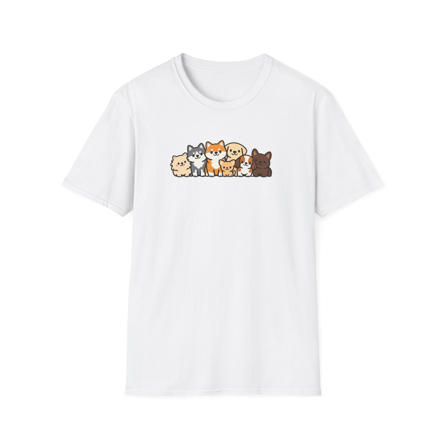 Cartoon Dog Group T-Shirt