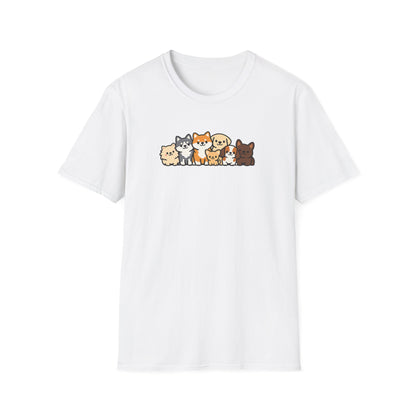 Cartoon Dog Group T-Shirt