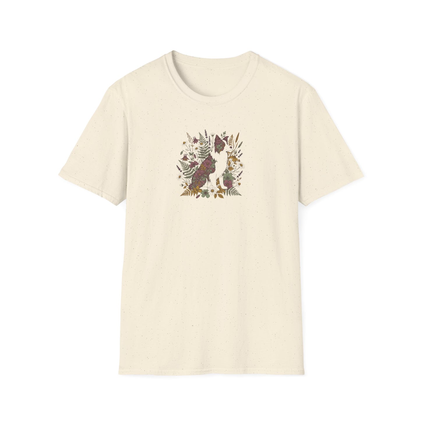 Floral Collie T-Shirt