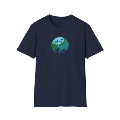 Sea & Mountain Yin Yang T-Shirt