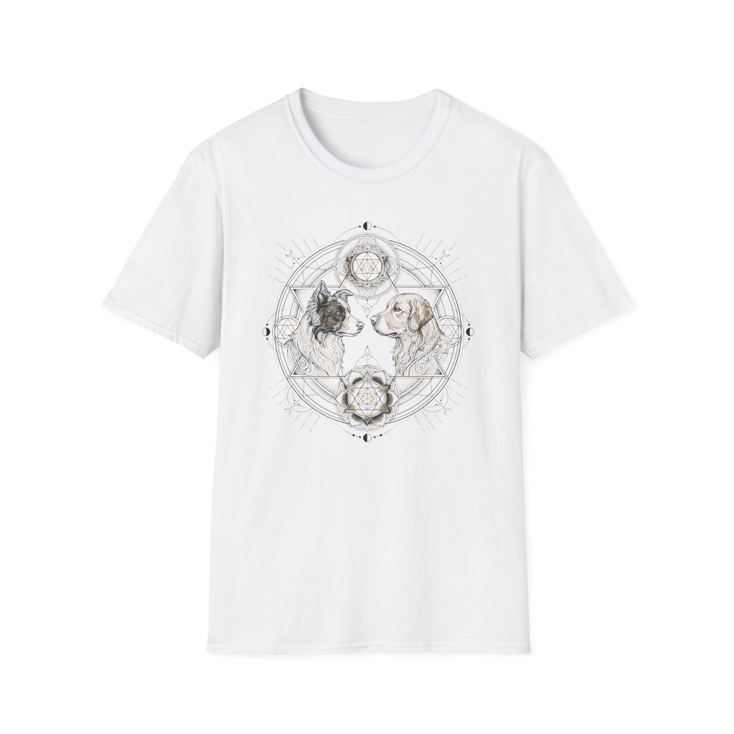 Sacred Geometry Dogs T-Shirt