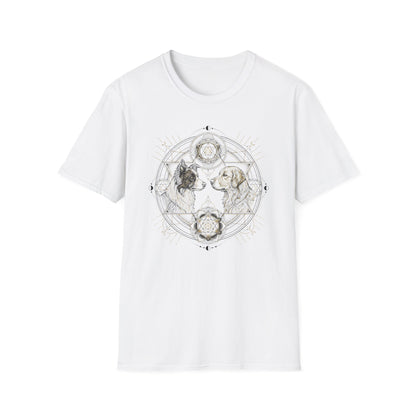 Sacred Geometry Dogs T-Shirt